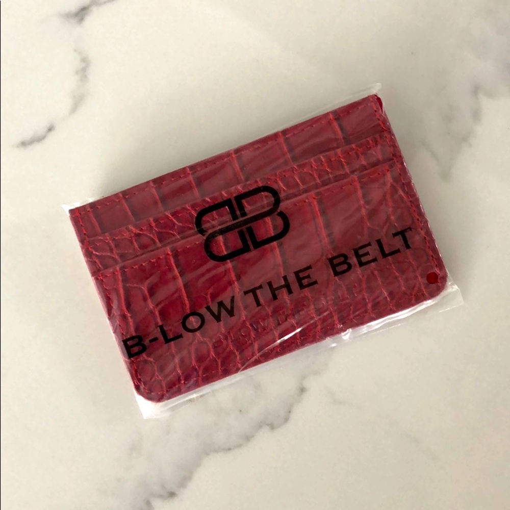 B-Low the Belt Croc Card Case